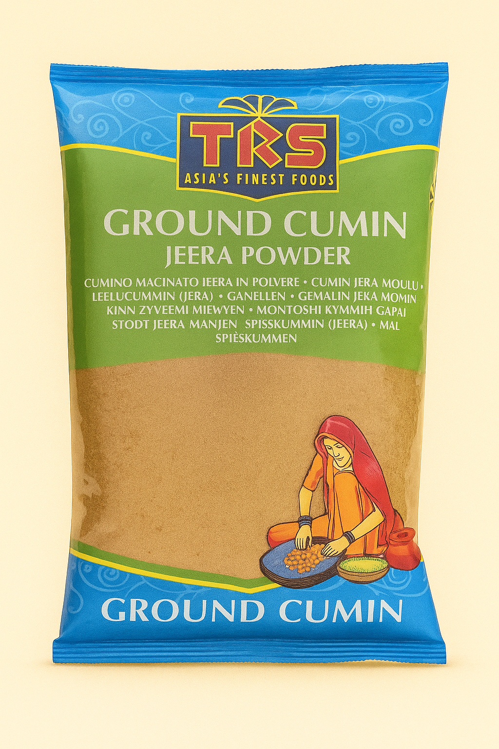 TRS/Schani Jeera Powder 400g – Aromatic Ground Cumin for Indian Cooking
