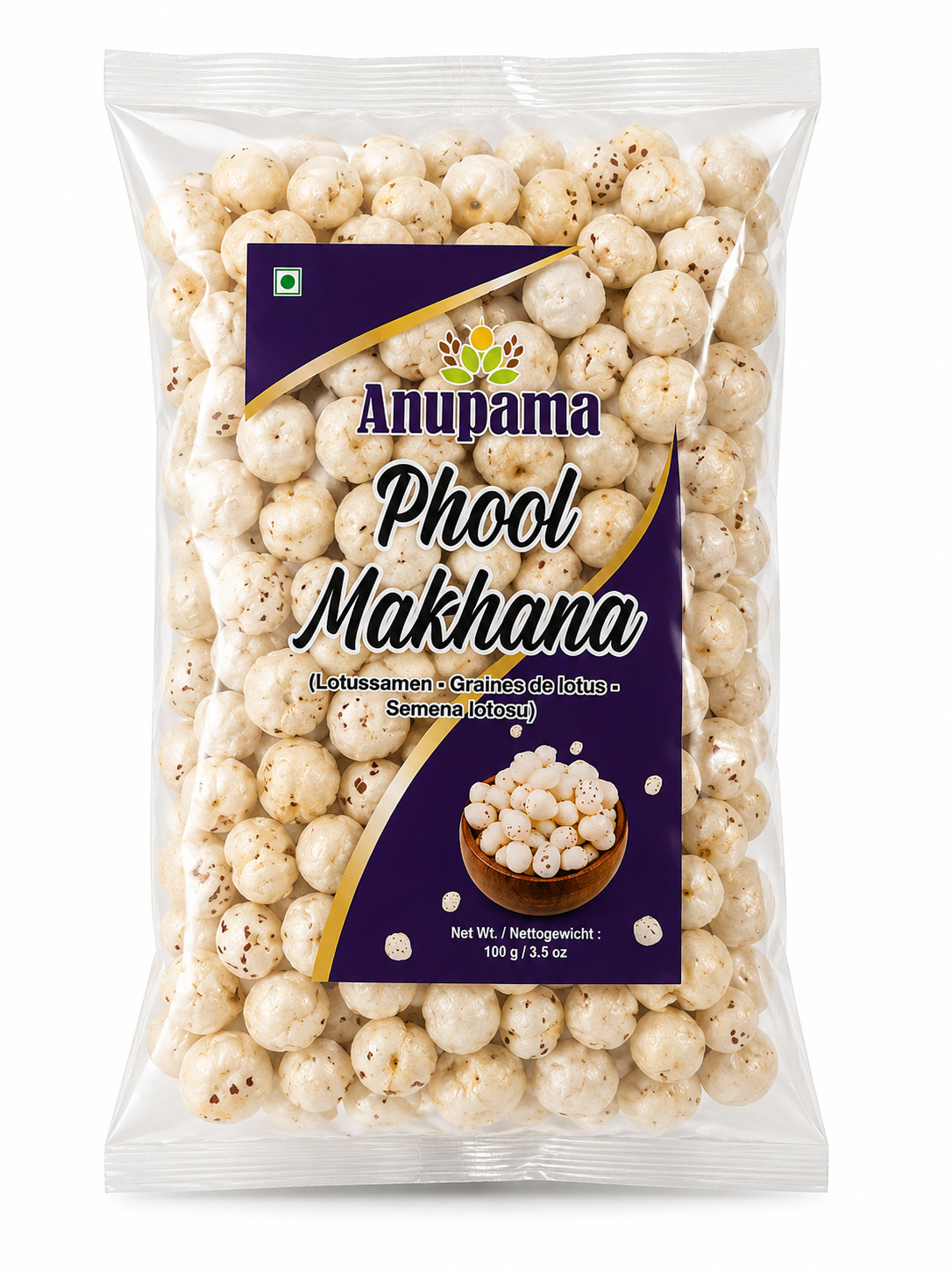 Schani/Anupama Phool Makhana (Popped Lotus Seeds) 100g