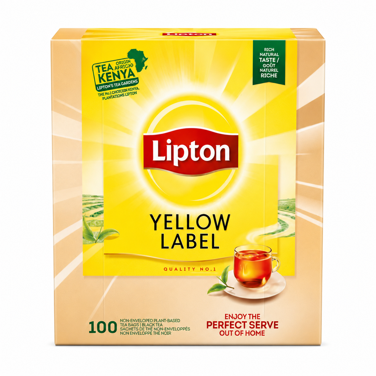 Lipton Yellow Label Black Tea 100 Bags