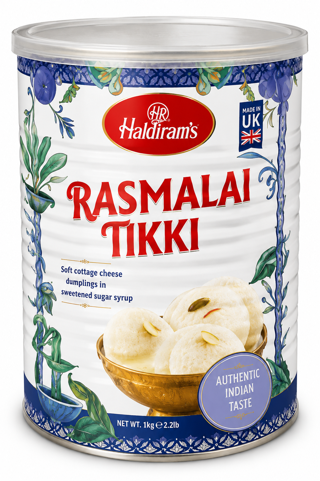 Haldirams Ras Malai Tikki Ready to Eat 1kg