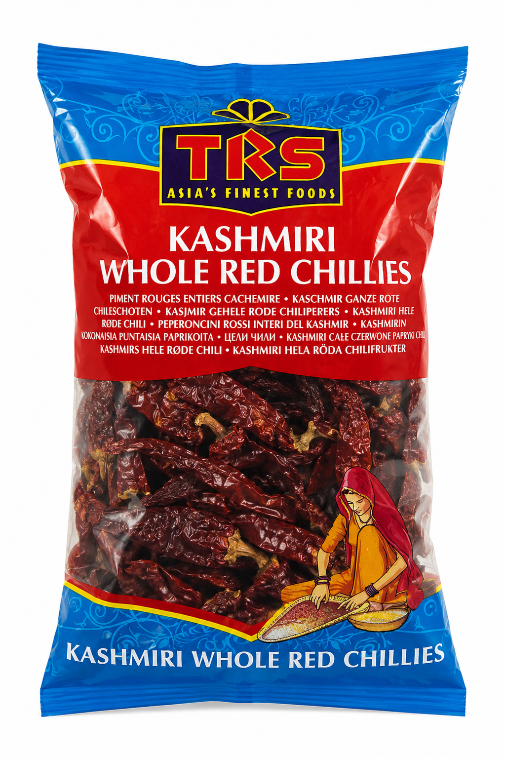 TRS Kashmiri Whole Red Chillies 150g