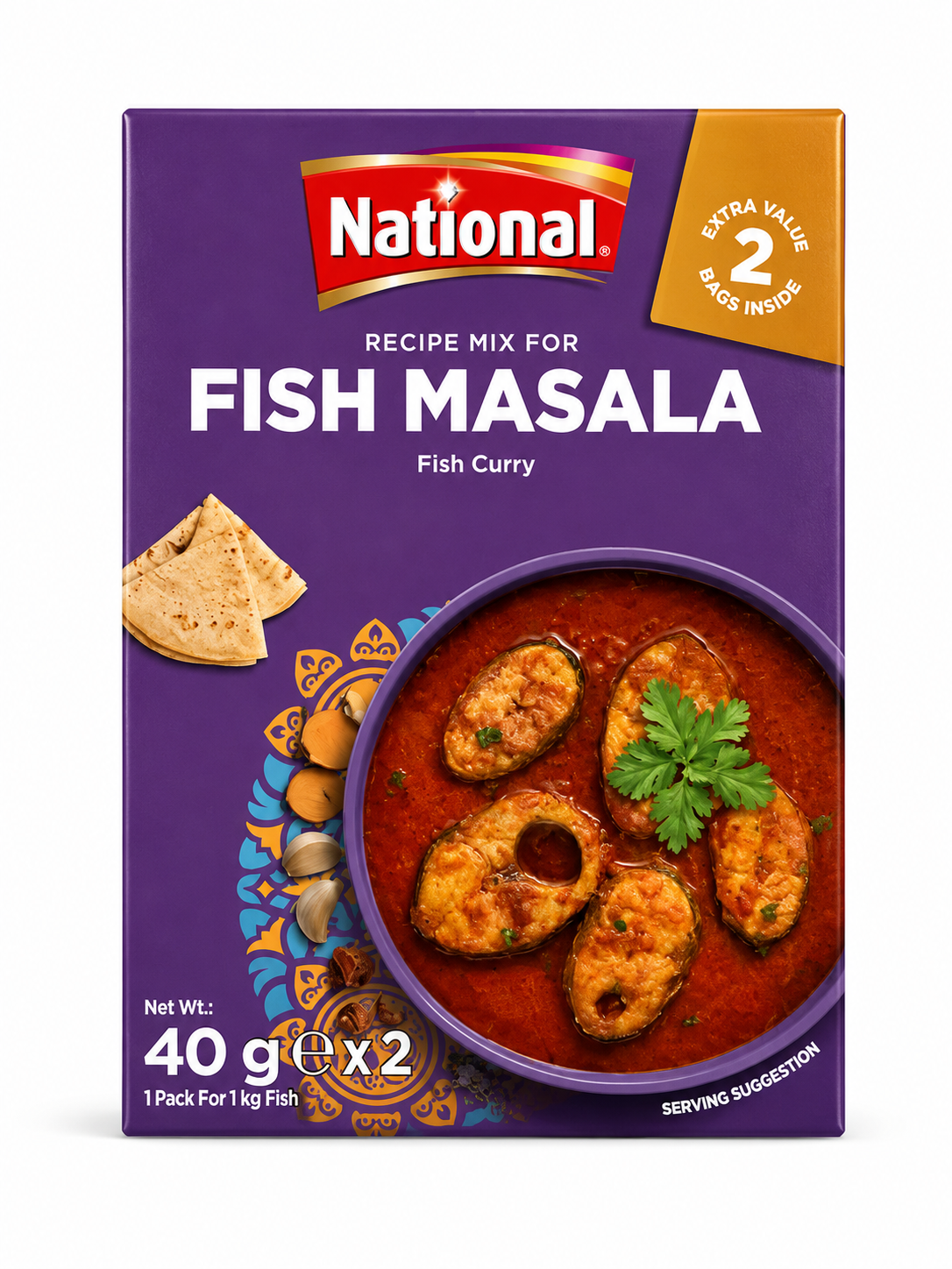 National Fish Masala 40g x 2