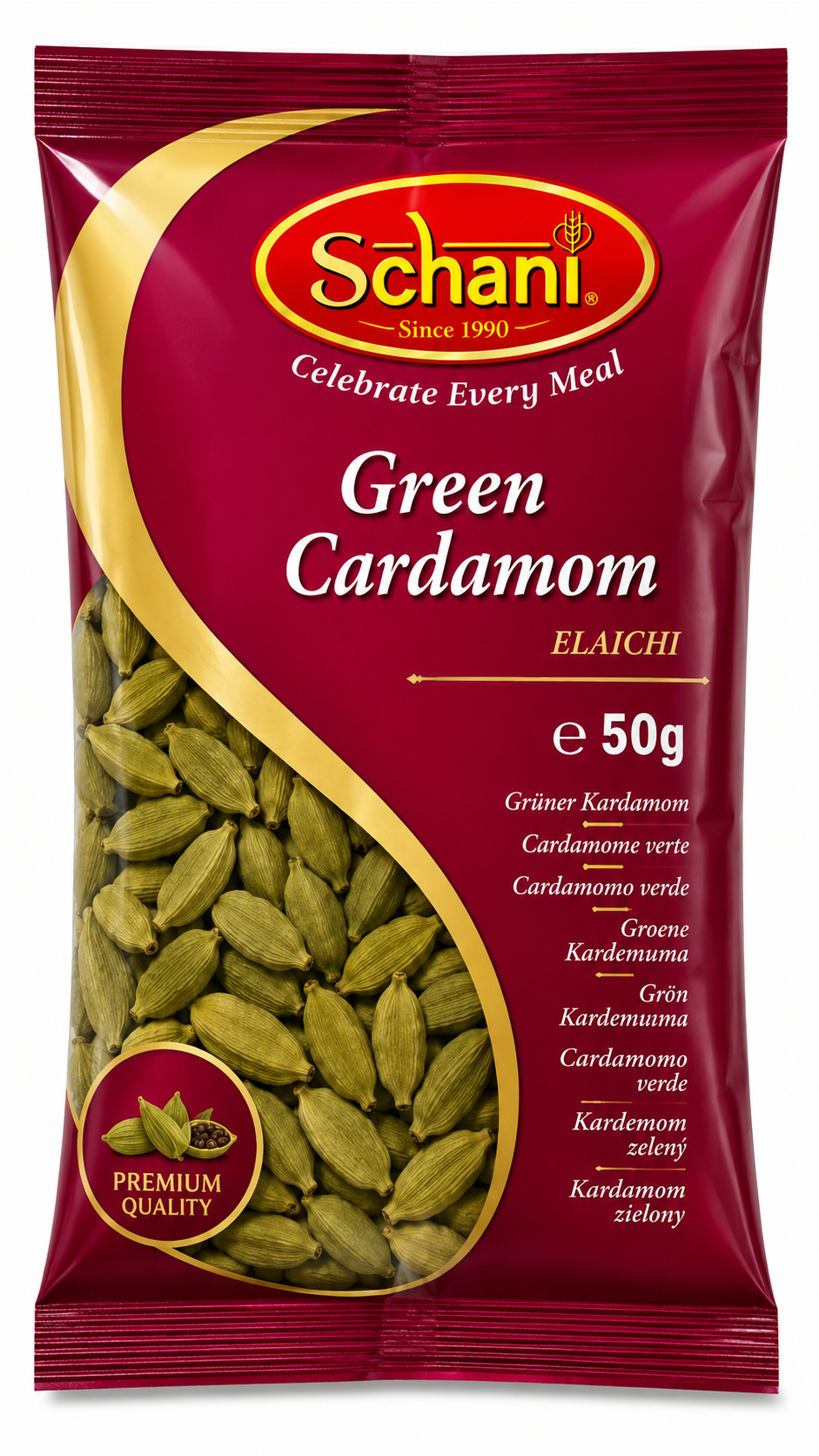 Schani Green Cardamom (Elachi) 50g