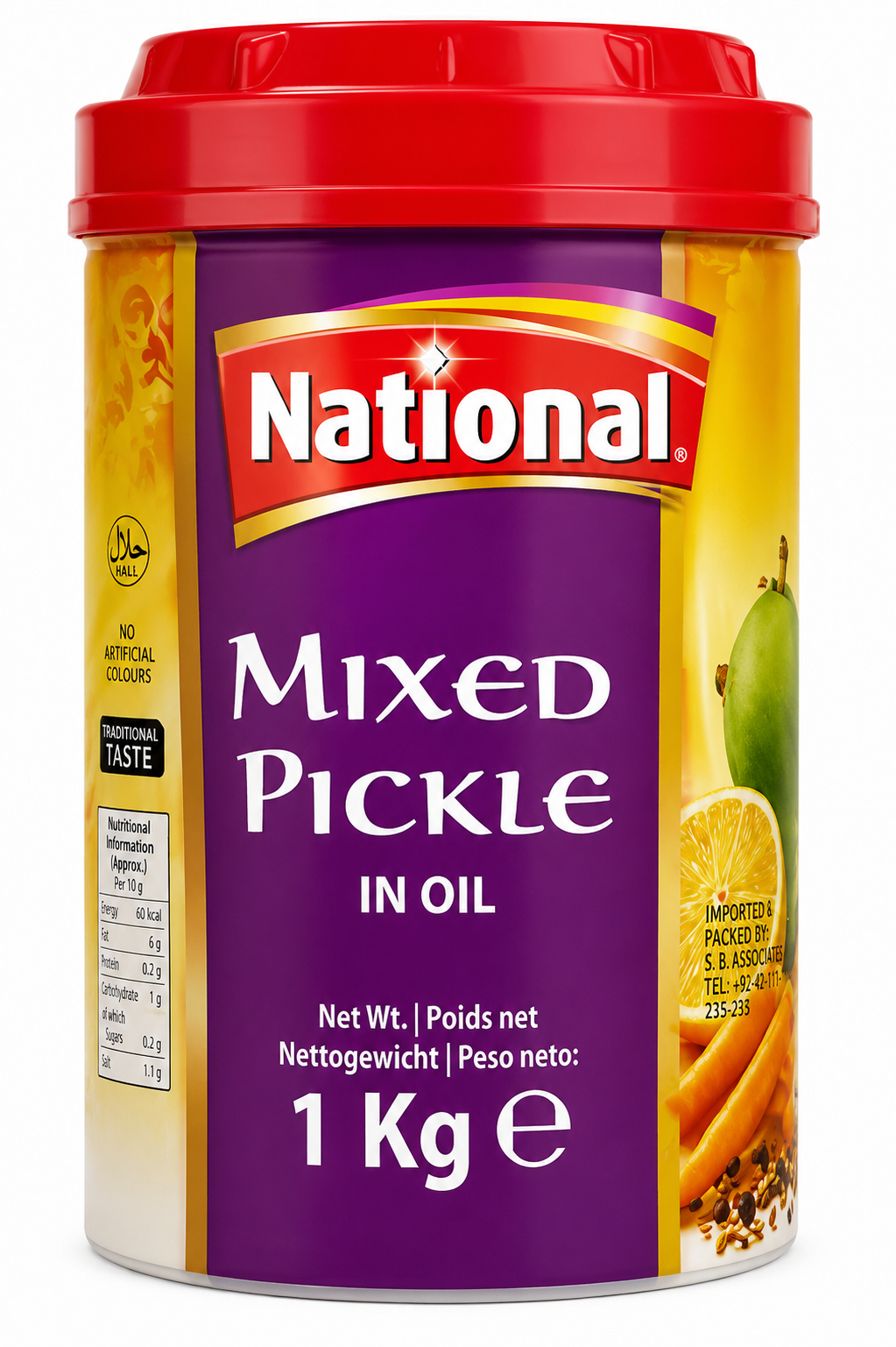 National Mixed Pickle 1kg
