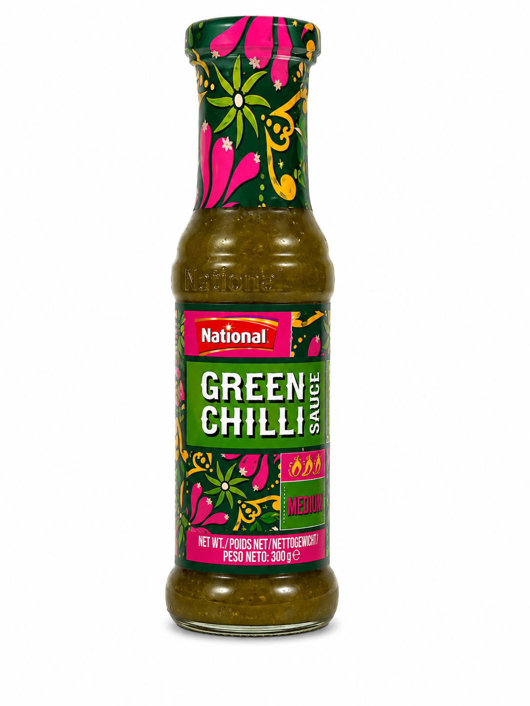 National Green Chilli Sauce 300g