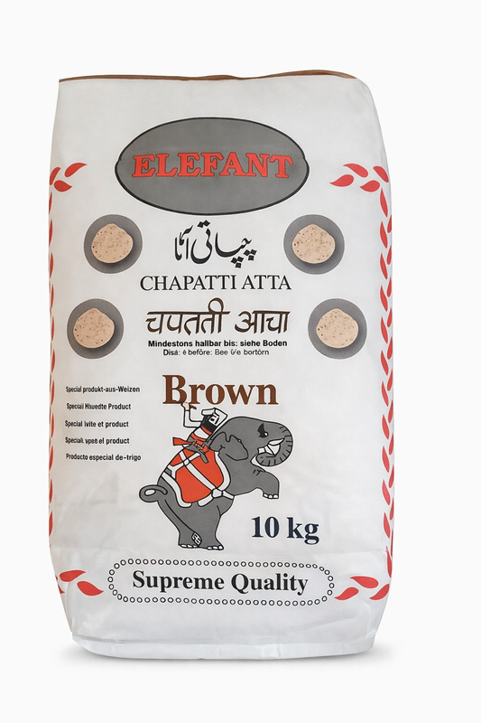 Elefant Brown Vollkorn Chapatti Atta 10kg
